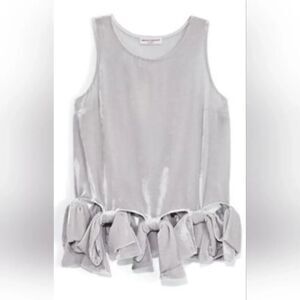 NWT $400 Opening Ceremony velvet bow top